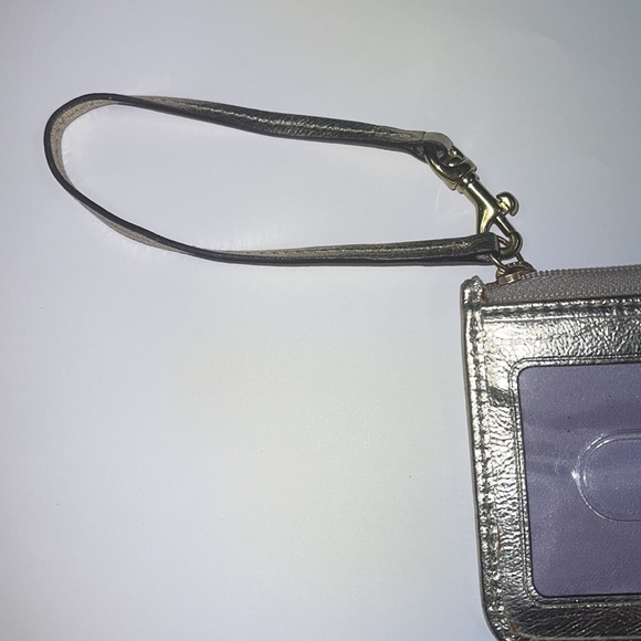 Coach Key Ring Credit Card ID Wristlet - Picture 3 of 6